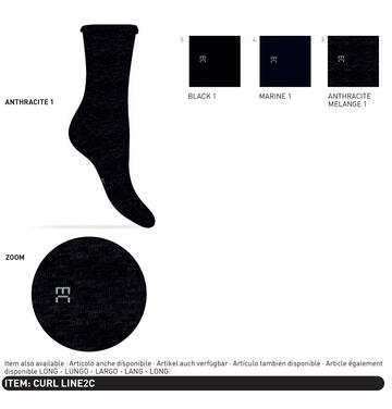 ART. CURL LINE- calza uomo lungo caldo cotone curl line - Fratelli Parenti